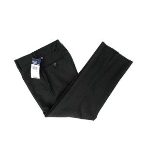 Polo Ralph Lauren Boys Dress Pants Size 5 Charcoal Gray Wool Unhemmed New NWT